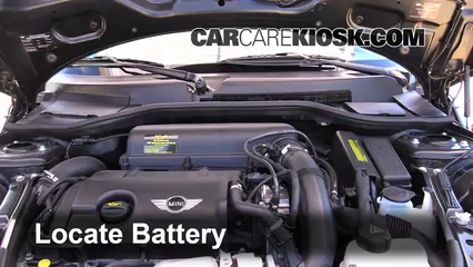 2012 Mini Cooper S 1.6L 4 Cyl. Turbo Hatchback Battery Replace